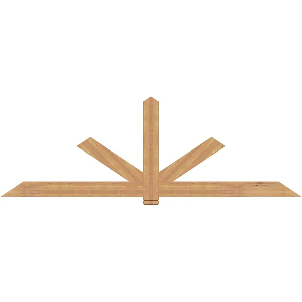 Ekena Millwork Kennewick Timber Gable Bracket, Western Red Cedar, 108"W x 36"H x 1 1/2"D x 5 1/2"F, 8/12 Pitch GBW108X36X0206KEN00SWR - main